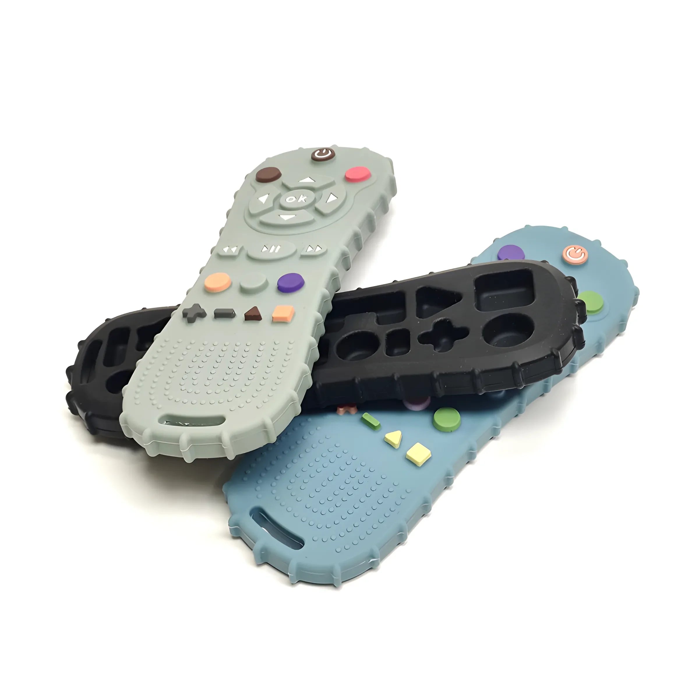 Baby Remote Control Silicone Teether – BPA-Free Pacifier Glove & Teething Toy for Infants and Toddlers