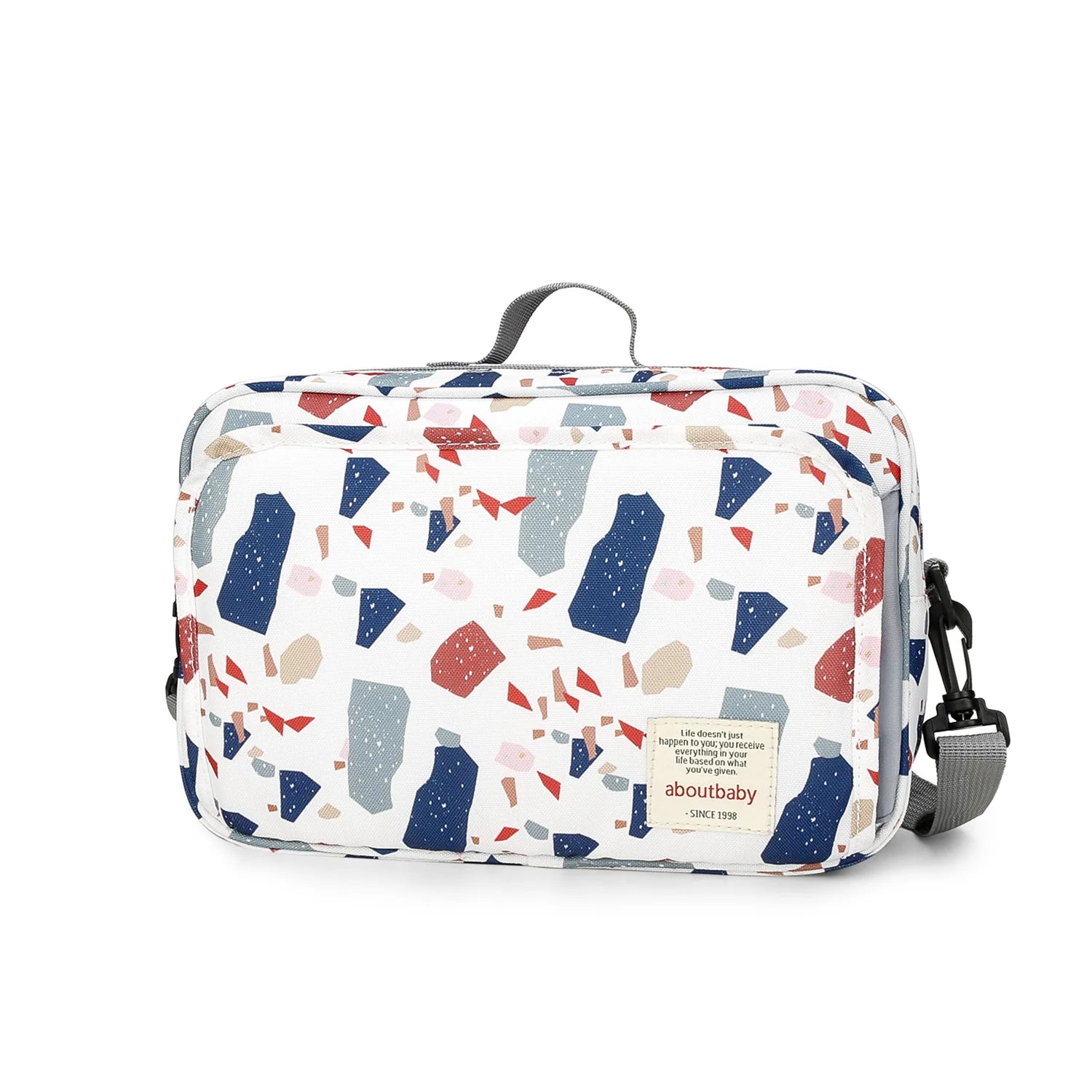Waterproof Baby Mummy Bag – Wet/Dry Double Handle Diaper Organizer with Fashion Prints