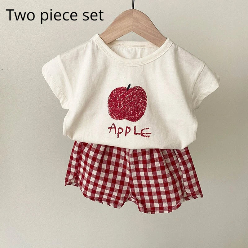 Unisex Cotton Baby Pajamas Set – Sleeveless Summer Cartoon Nightwear for Toddlers 1–3Y
