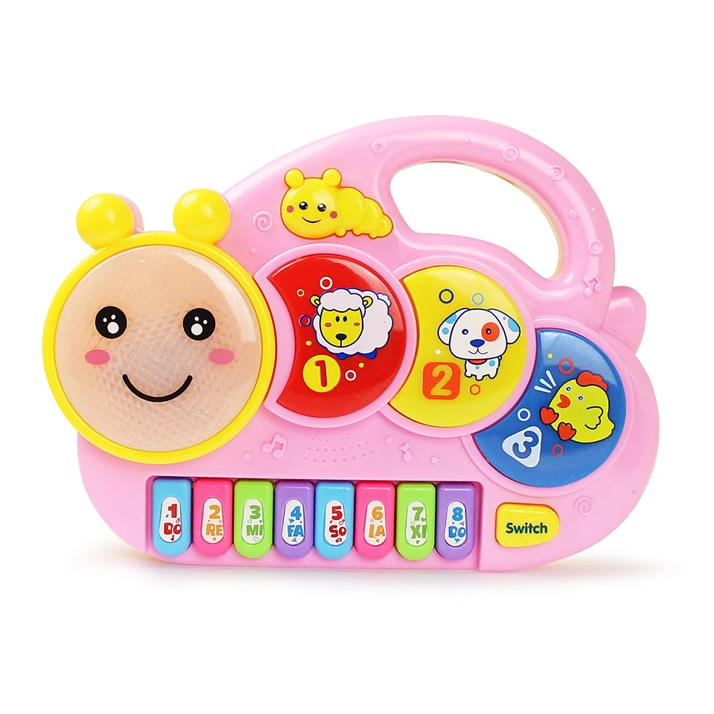 Kids Cartoon Piano Keyboard – Animal Sound & Light Educational Toy