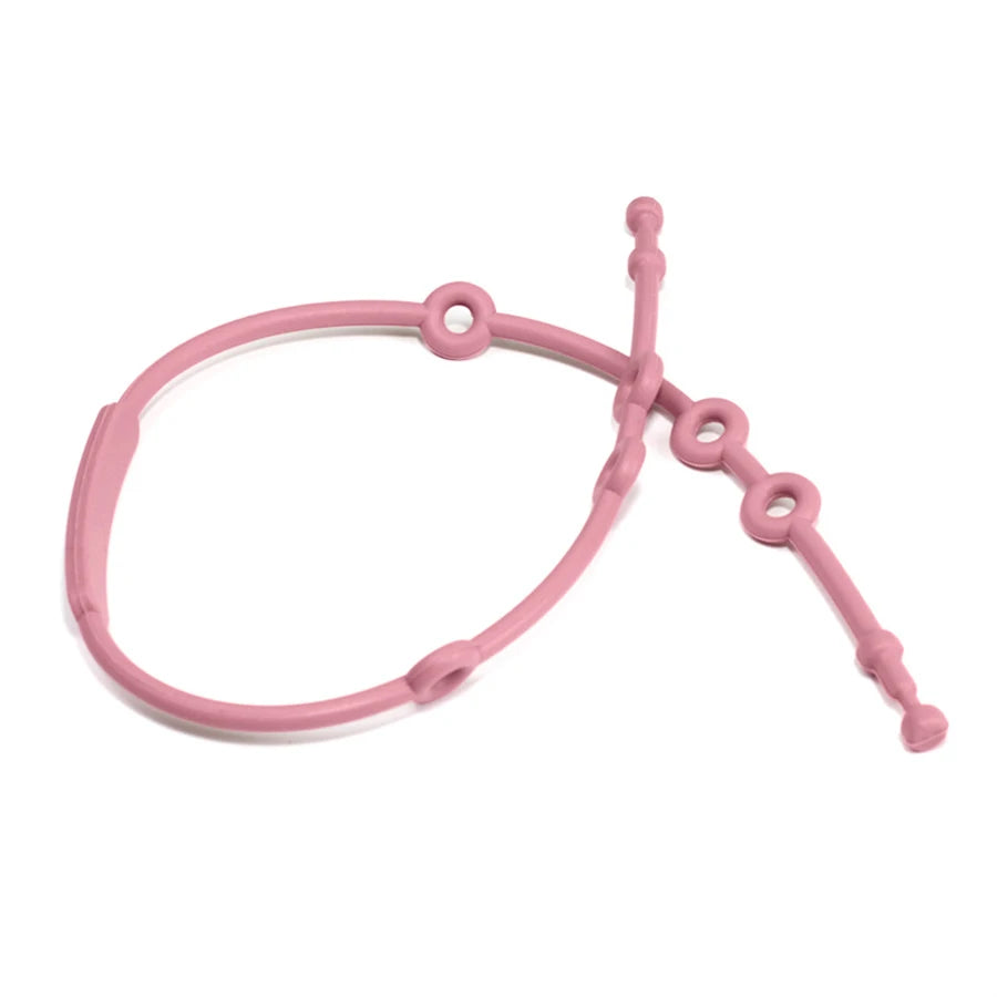 Soft Silicone Pacifier Clip – Adjustable Teething Chain and Dummy Holder for Babies