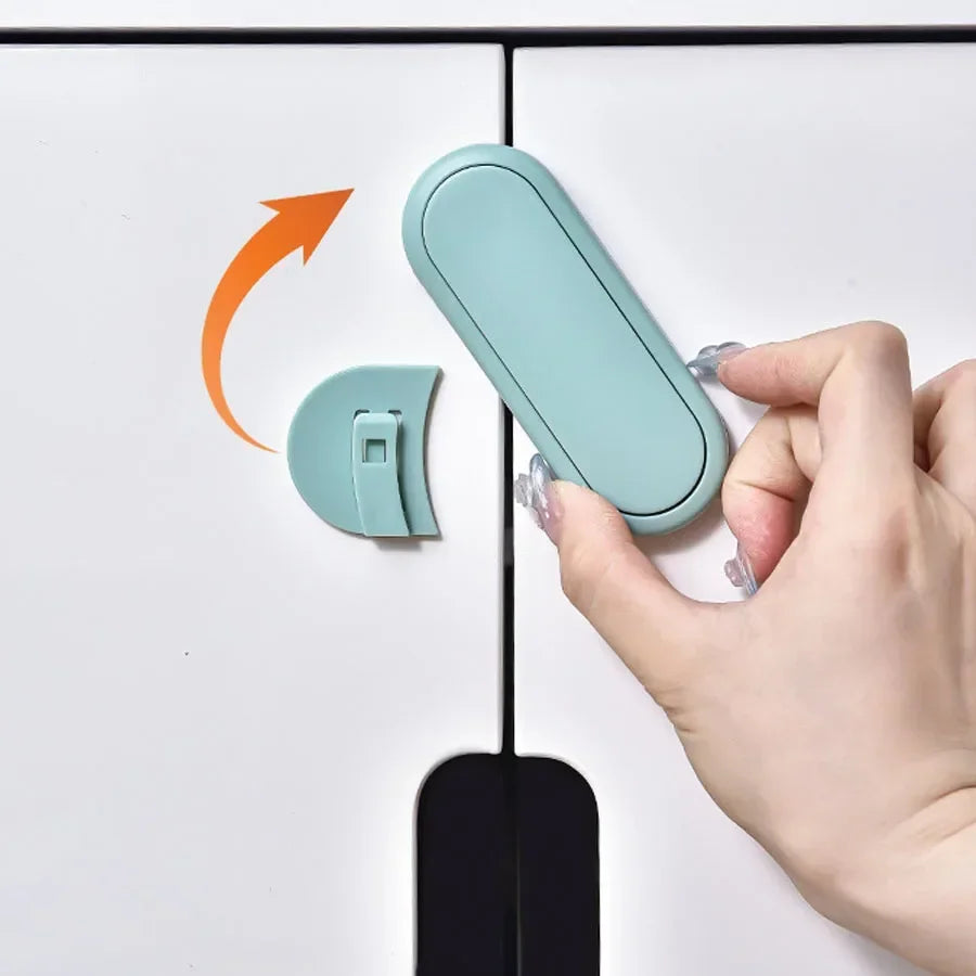 Child Safety Lock – Punch-Free Cabinet & Drawer Lock for Baby Protection (1/3/5pcs)