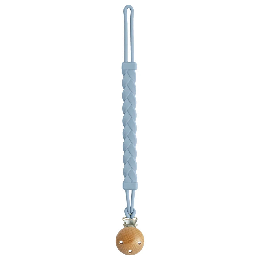 BPA-Free Silicone Baby Pacifier Clip & Teether Chain – Portable Nipple Holder Gift for Newborns