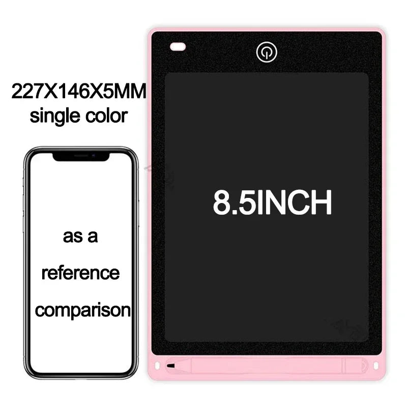 LCD Drawing Tablet for Kids – 4.4 / 8.5 Inch Magic Sketchpad with Battery Power