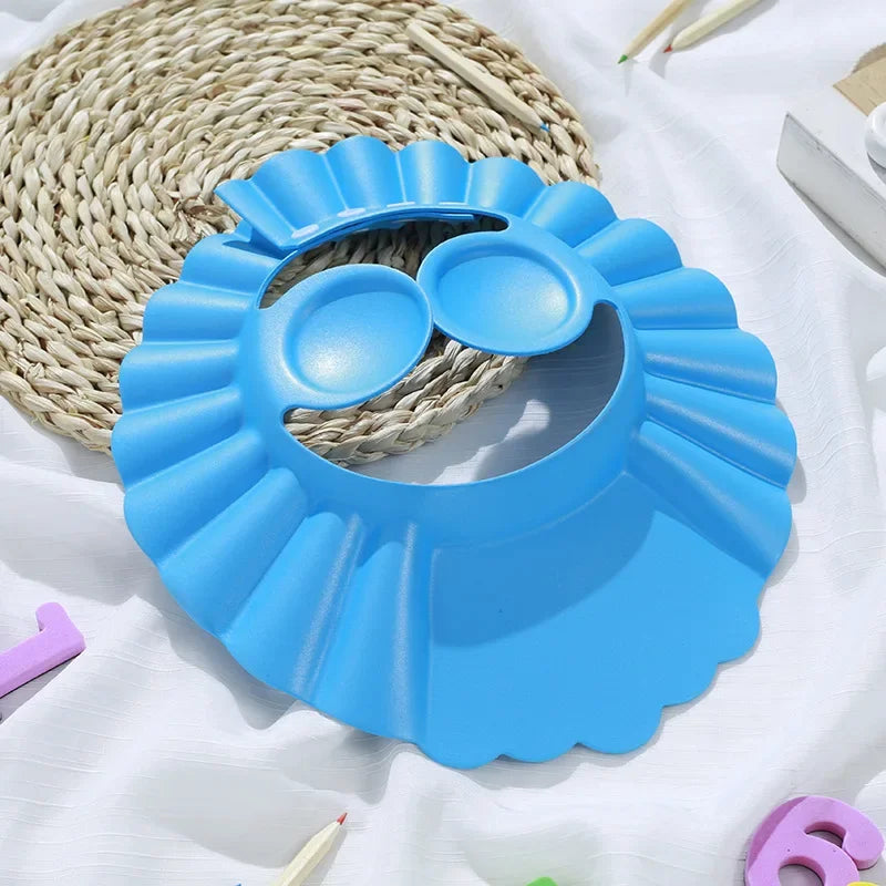 Adjustable Baby Shower Cap – Soft Shampoo Shield with Ear & Eye Protection for Toddlers