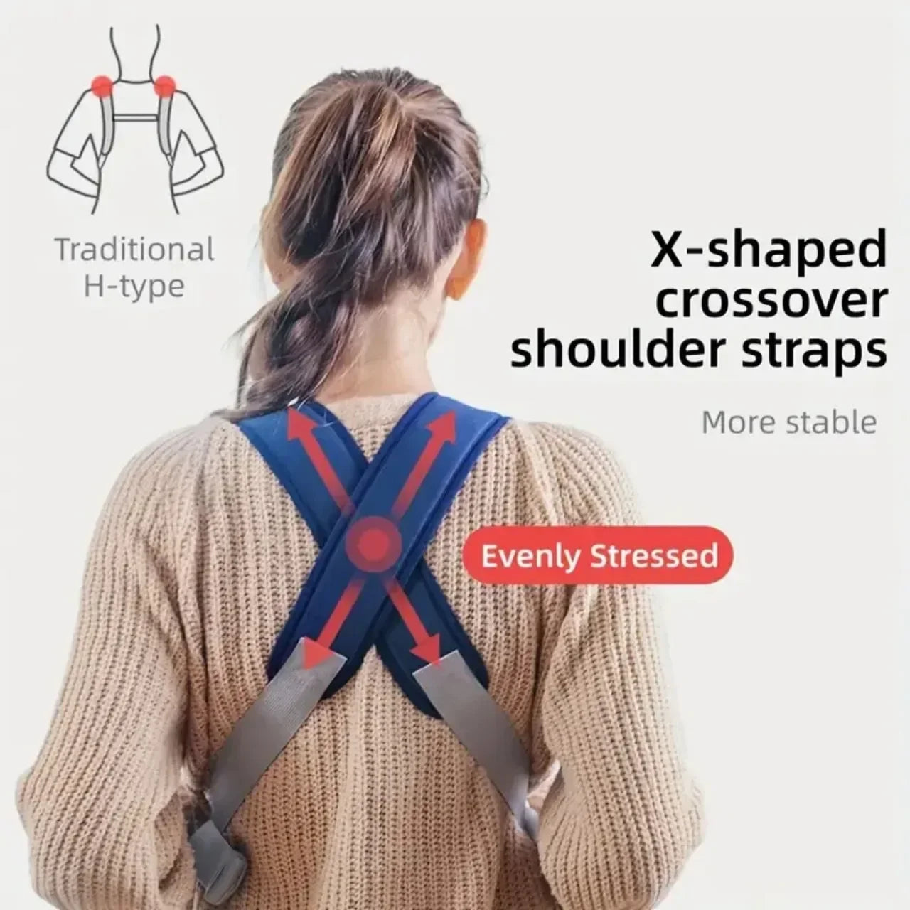 4-in-1 Ergonomic Baby Carrier – Breathable Sling with Hipseat and Waist Belt Support