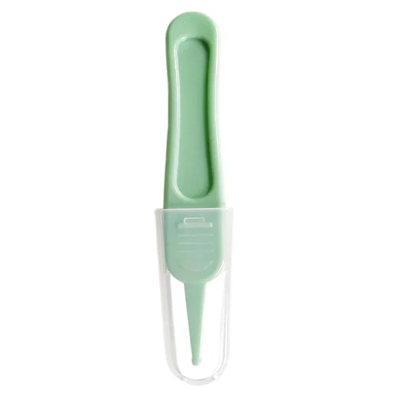 Baby Safety Tweezers – Plastic Nose Cleaner Tool for Infants & Toddlers Nasal and Ear Hygiene