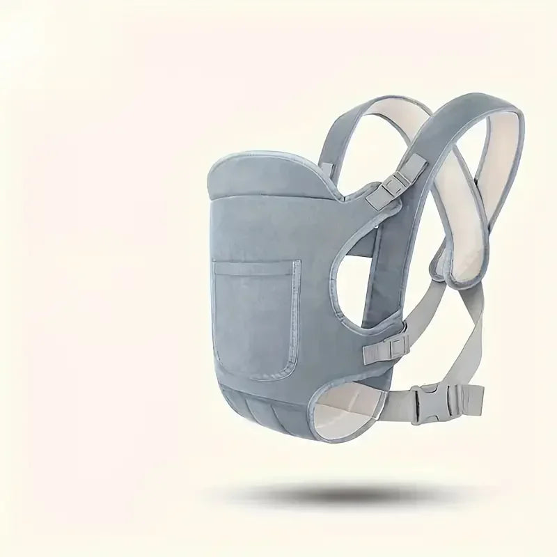 4-in-1 Ergonomic Baby Carrier – Breathable Sling with Hipseat and Waist Belt Support