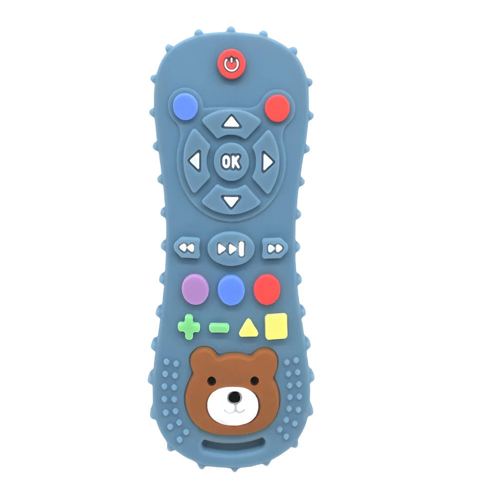 Baby Remote Control Silicone Teether – BPA-Free Pacifier Glove & Teething Toy for Infants and Toddlers