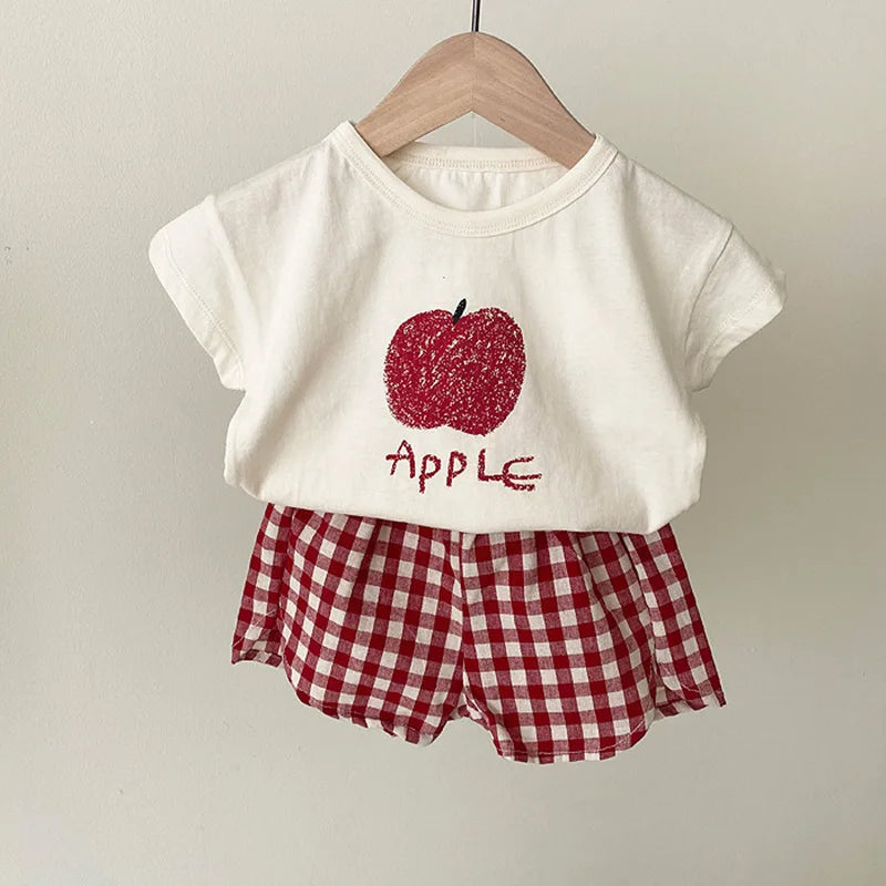 Unisex Cotton Baby Pajamas Set – Sleeveless Summer Cartoon Nightwear for Toddlers 1–3Y