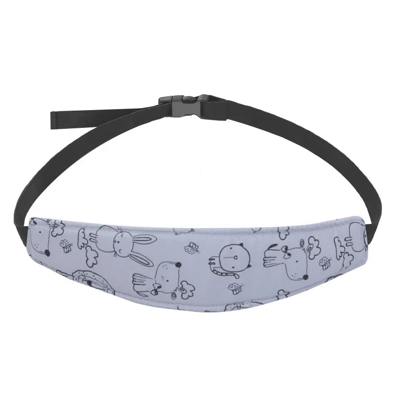 Adjustable Baby Car Seat Head Support Belt – Stroller Sleep Positioner Pillow for 0–6 Years