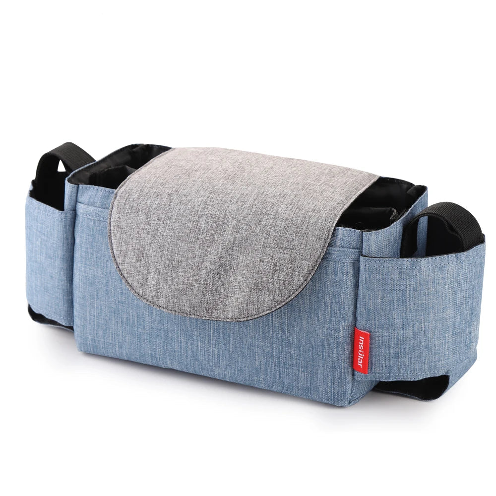 Baby Bottle & Diaper Storage Bag – Insulated Mummy Organiser for Strollers