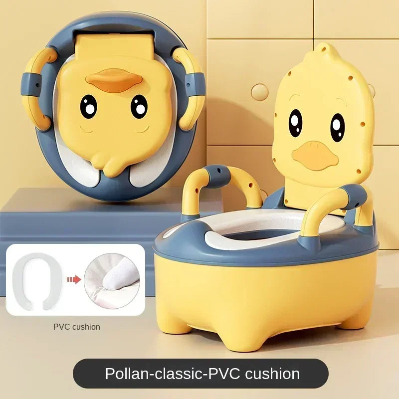 Cartoon Duck Potty Training Toilet – Soft Cushion Toilet for Toddlers