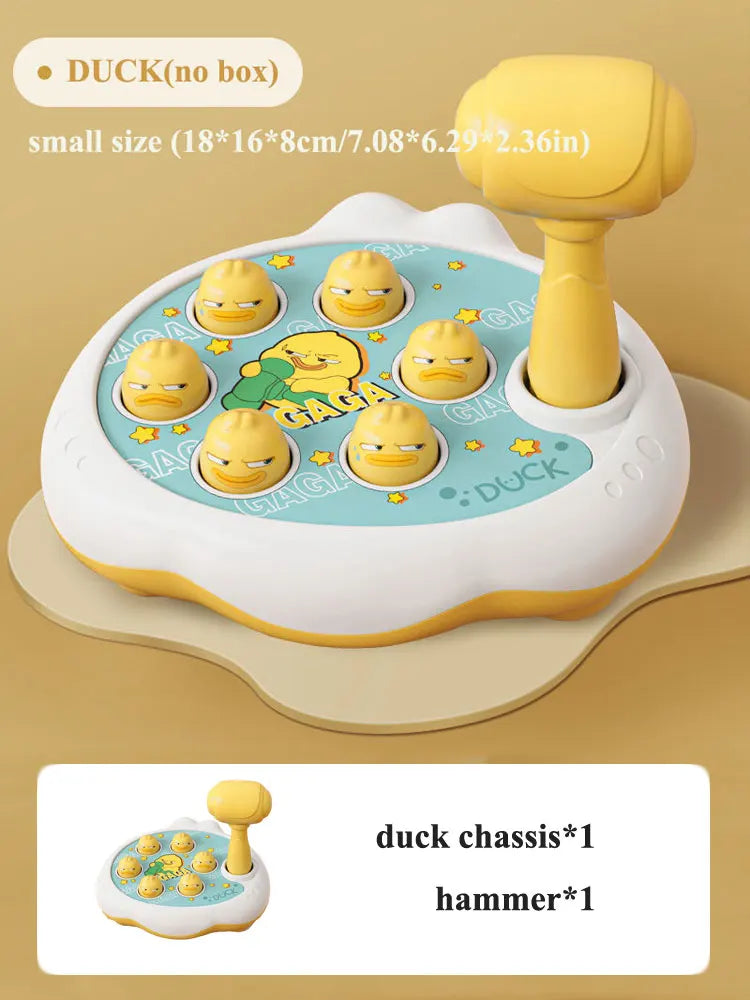 Montessori Animal Hammer Toy – Duck, Frog & Pig Puzzle Game for Toddlers 12–24 Months