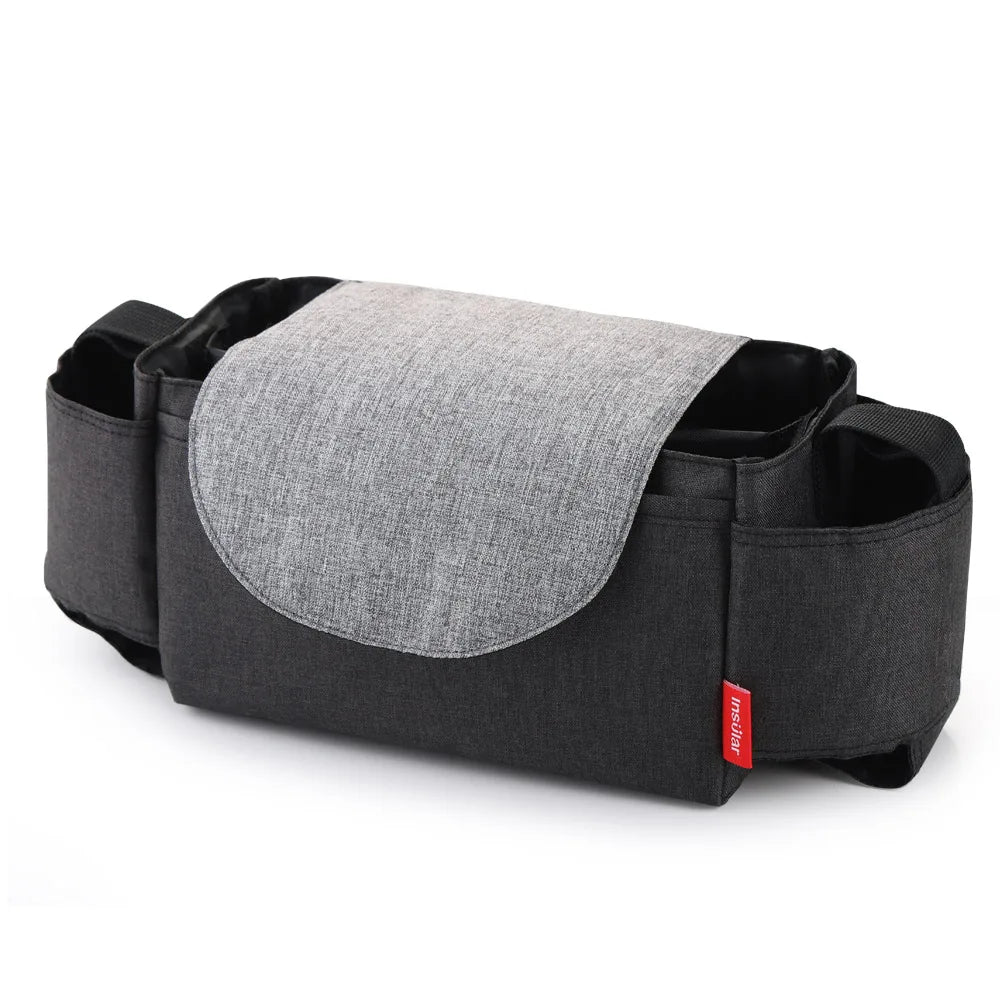 Baby Bottle & Diaper Storage Bag – Insulated Mummy Organiser for Strollers