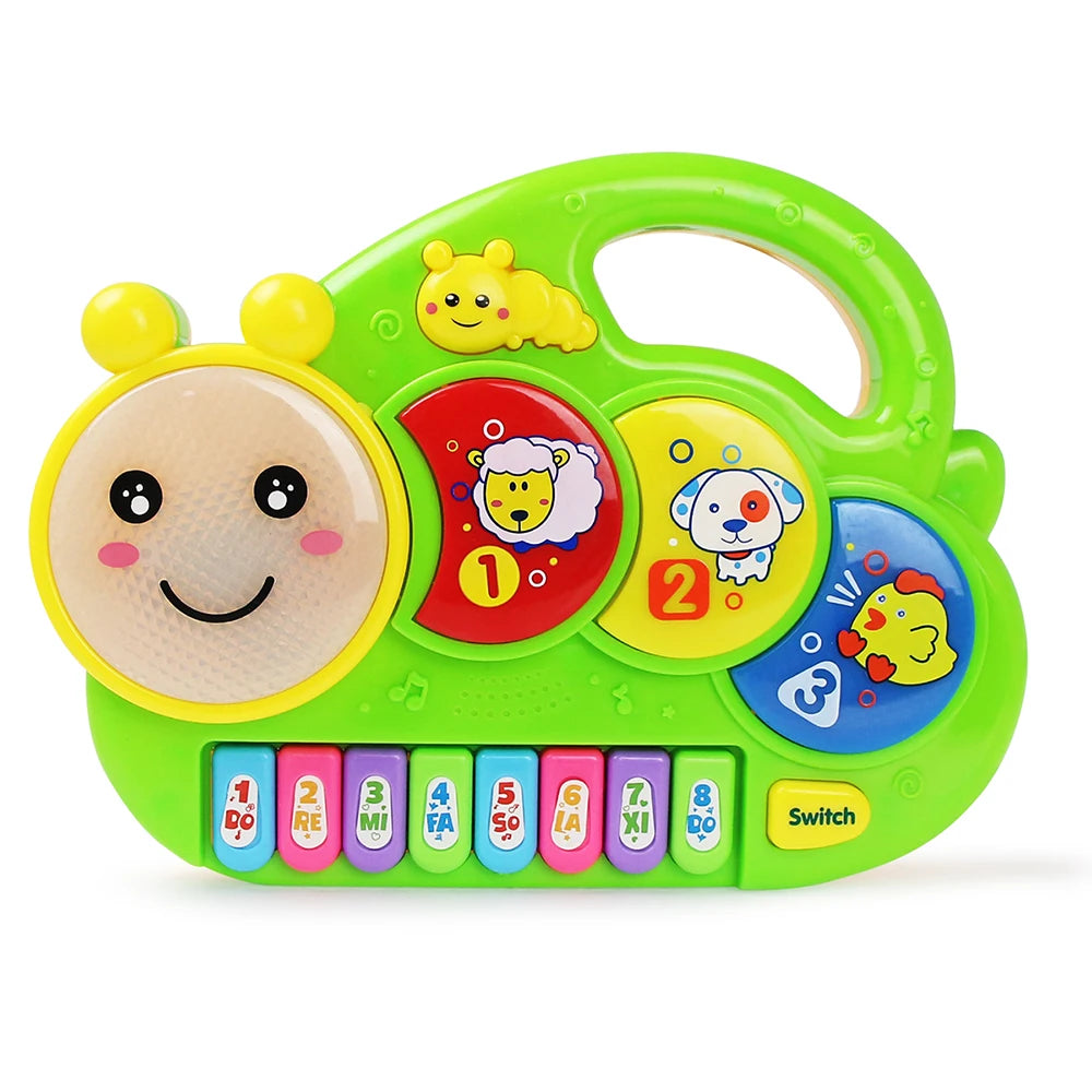 Kids Cartoon Piano Keyboard – Animal Sound & Light Educational Toy
