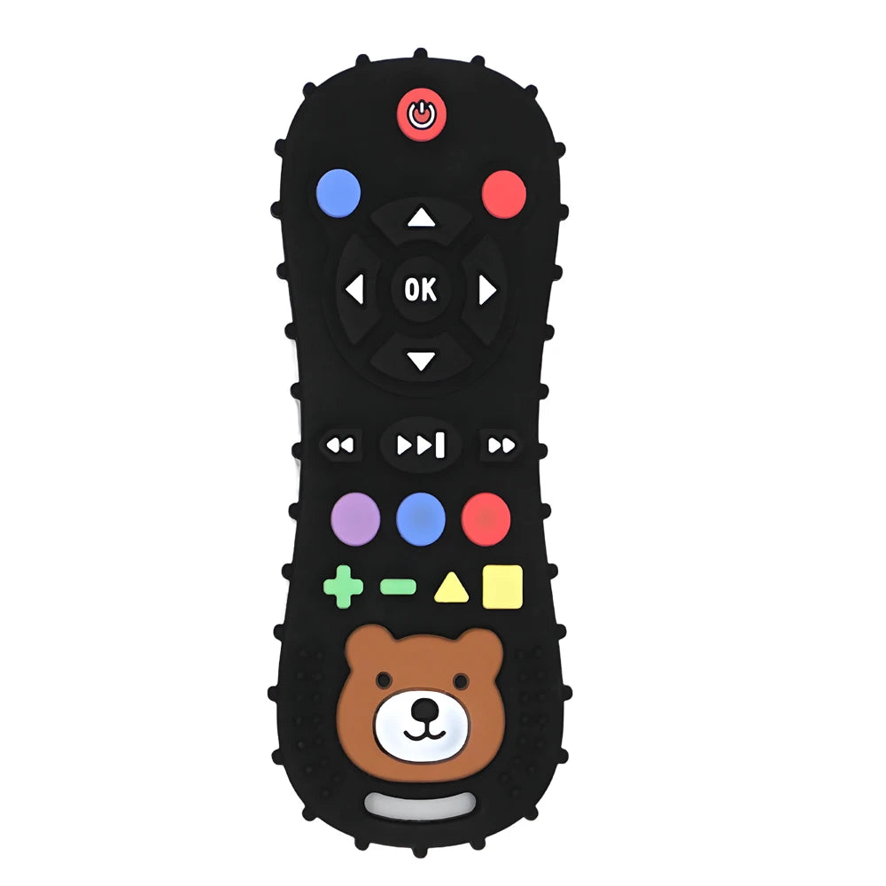 Baby Remote Control Silicone Teether – BPA-Free Pacifier Glove & Teething Toy for Infants and Toddlers
