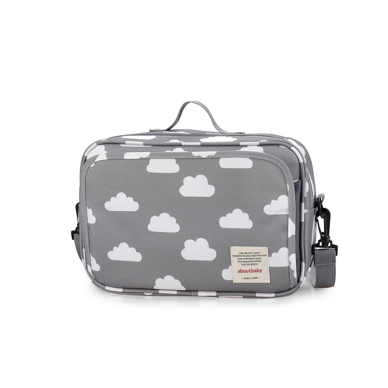 Waterproof Baby Mummy Bag – Wet/Dry Double Handle Diaper Organizer with Fashion Prints
