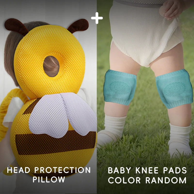 Baby Head Protection Pillow – Soft Anti-Fall Cushion for Newborn Safety