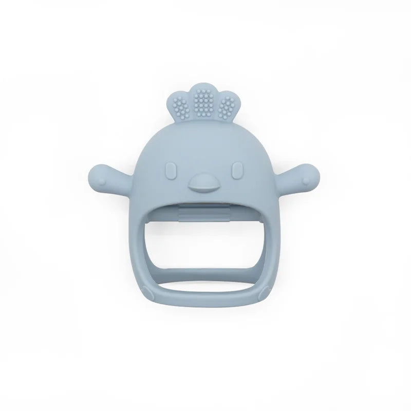 Chick-Shaped Silicone Baby Teether – Safe BPA-Free Chewing Toy for Teething Relief