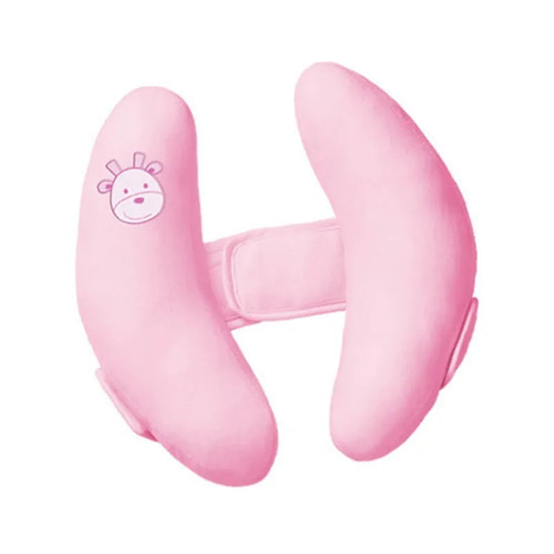 summer infant cradler head support Butterfly Shaped Baby Car Seat Head Support Pillow – Soft Neck Cushion