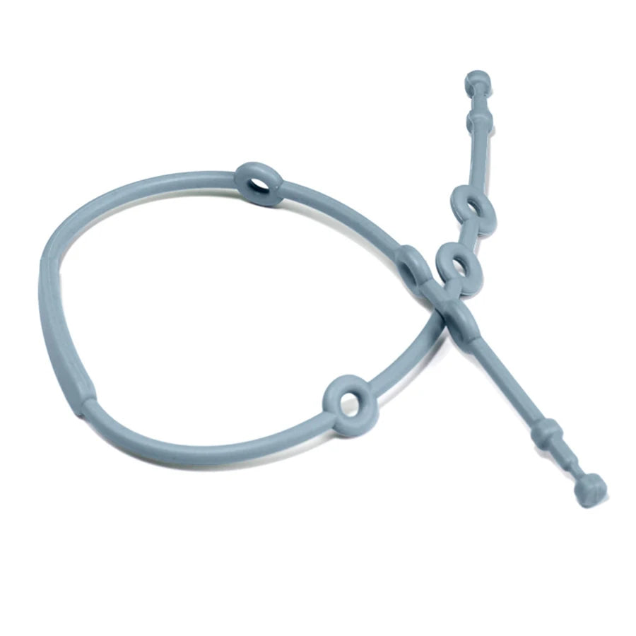 Soft Silicone Pacifier Clip – Adjustable Teething Chain and Dummy Holder for Babies