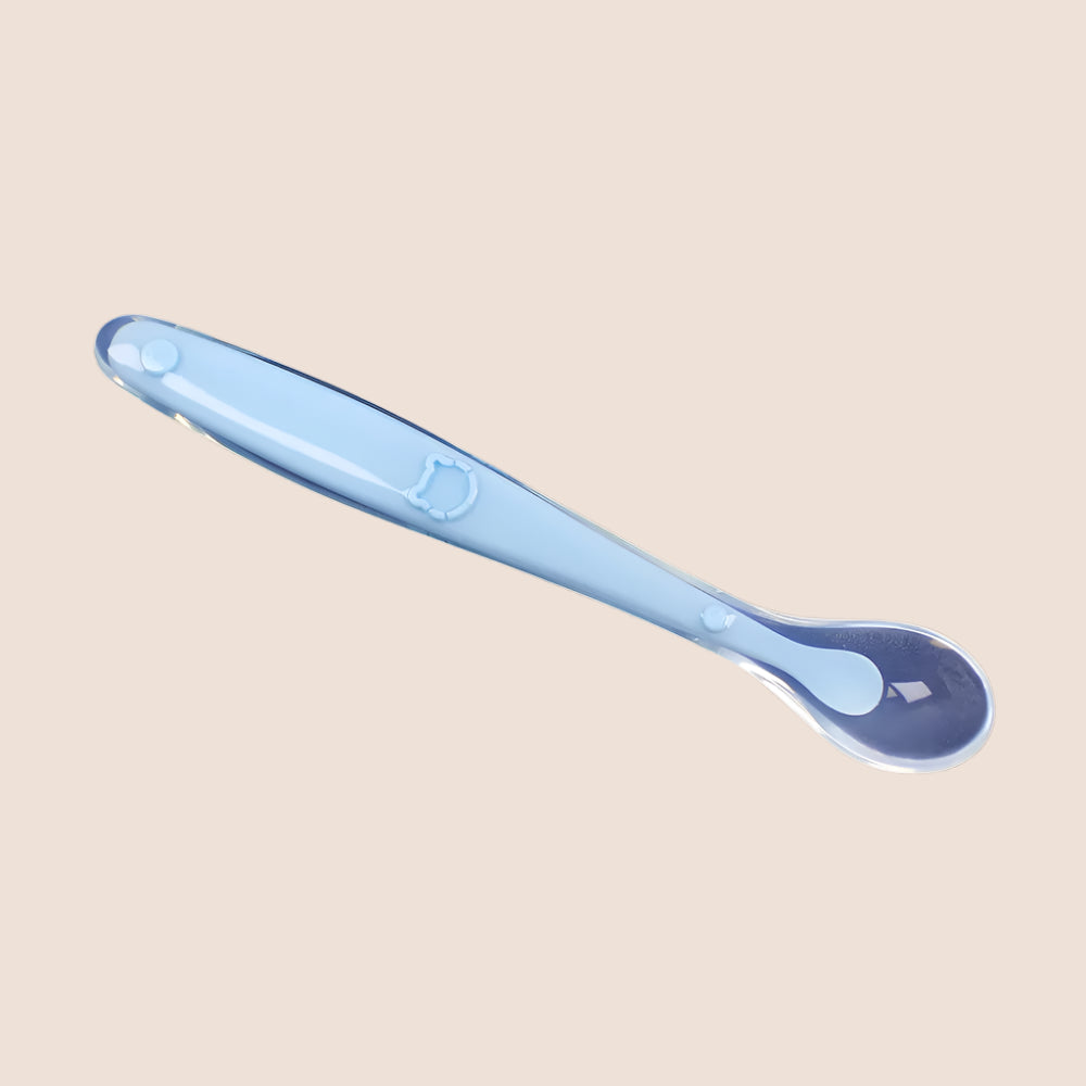 Baby Silicone Feeding Spoon – Soft Training Tableware with Storage Box