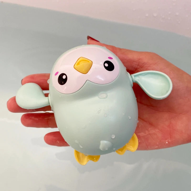 Baby Bath Sprinkler Toy – Cute Duck & Penguin Water Spray for Bath Time Fun