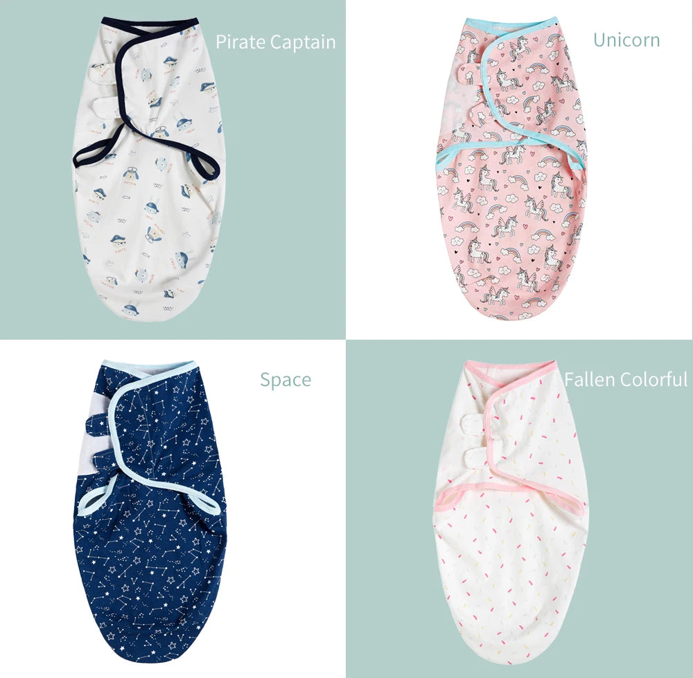 Baby Swaddle Wrap – Soft Cotton Cocoon Blanket for Newborns (0–12M)