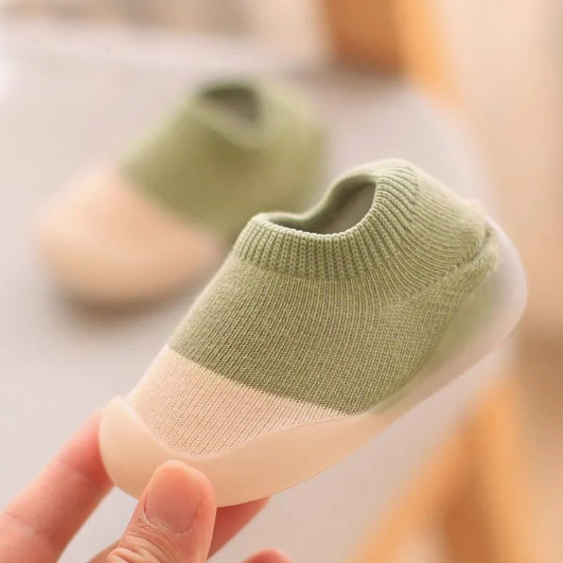 Baby First Walkers – Non-Slip Knit Slip-On Shoes for Infants & Toddlers 0–4 Years