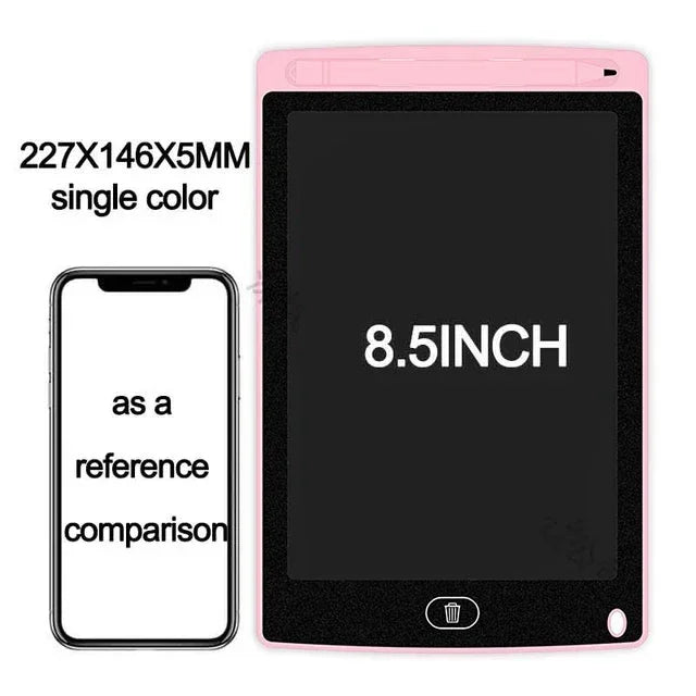 LCD Drawing Tablet for Kids – 4.4 / 8.5 Inch Magic Sketchpad with Battery Power