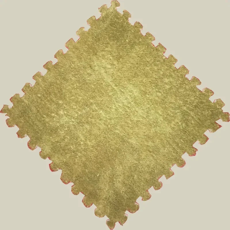 30x30cm Soft Plush Kids Puzzle Play Mat – Interlocking Warm Carpet Tiles for Home & Nursery Use