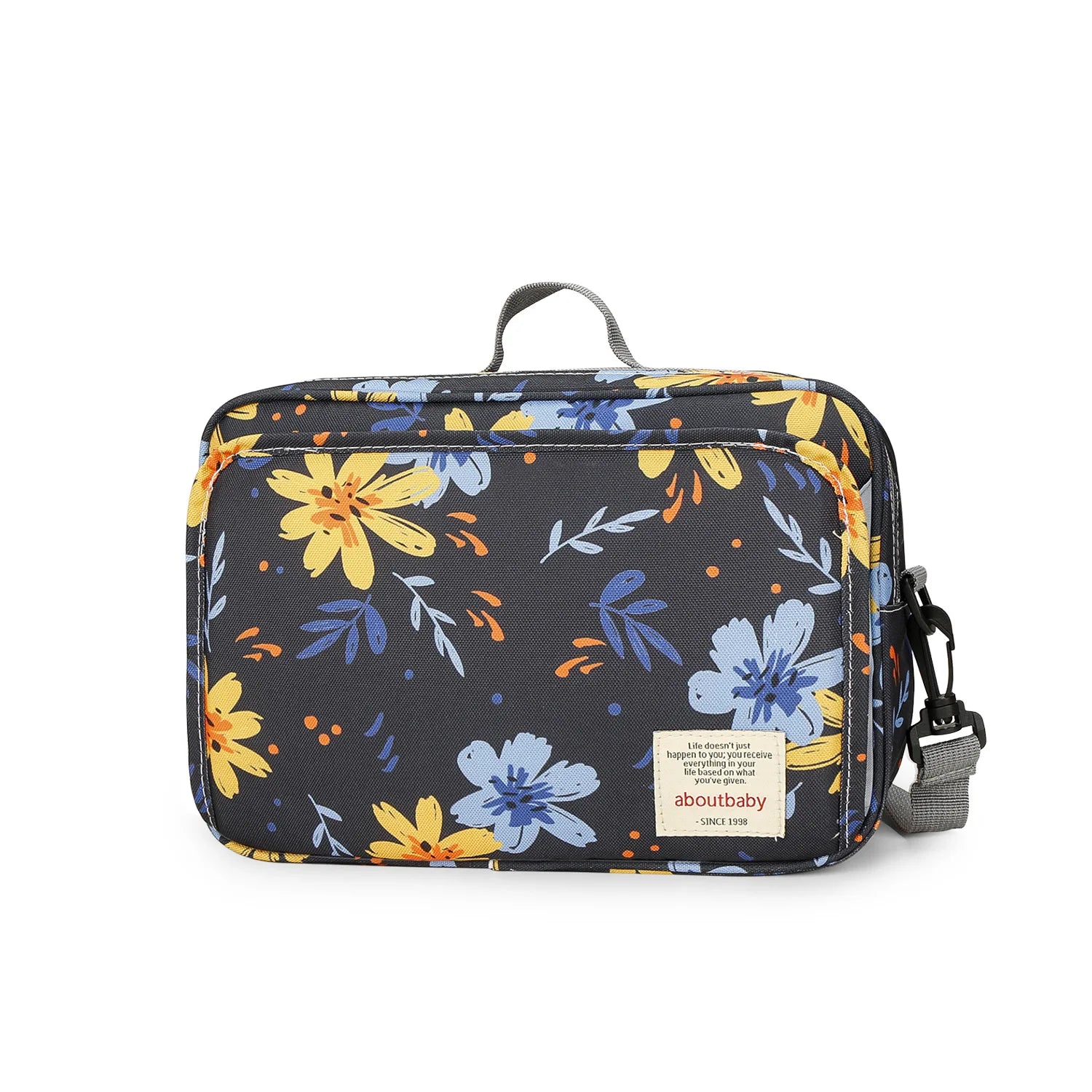 Waterproof Baby Mummy Bag – Wet/Dry Double Handle Diaper Organizer with Fashion Prints