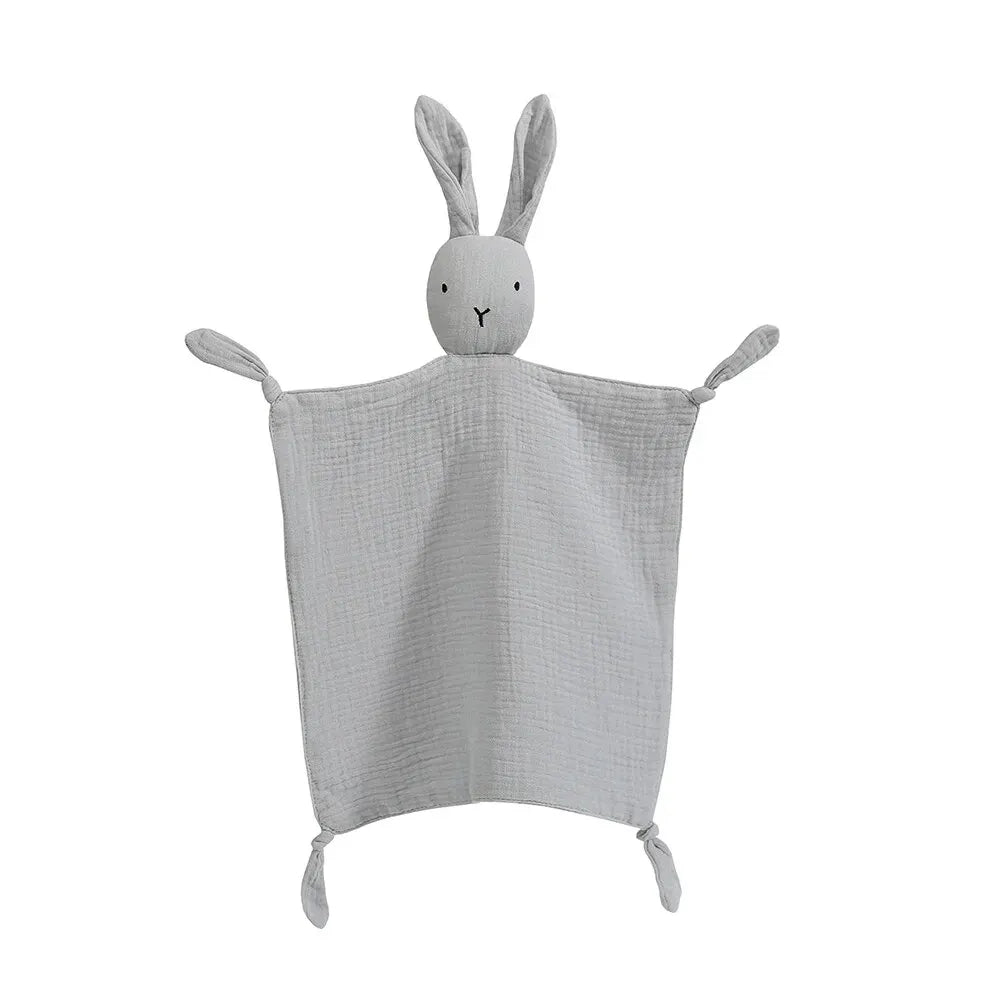 Muslin Baby Comfort Towel – Soft Cotton Soothe Blanket & Sleep Toy for Newborns