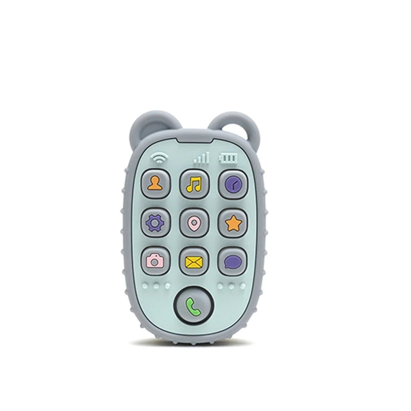 Baby Teether Glove Cartoon Bear | BPA-Free Silicone Molar Mitt for Teething Relief