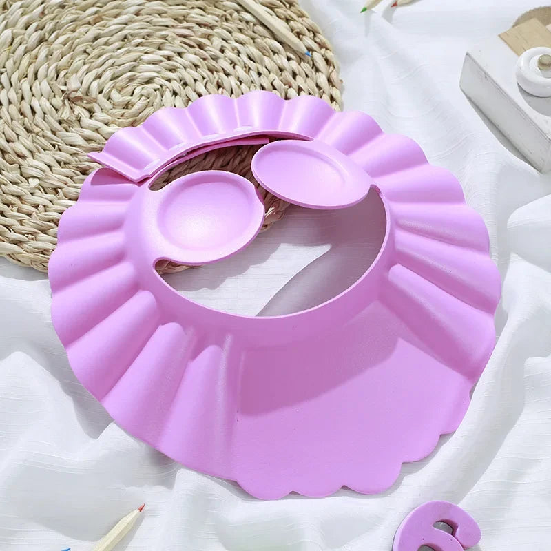 Adjustable Baby Shower Cap – Soft Shampoo Shield with Ear & Eye Protection for Toddlers