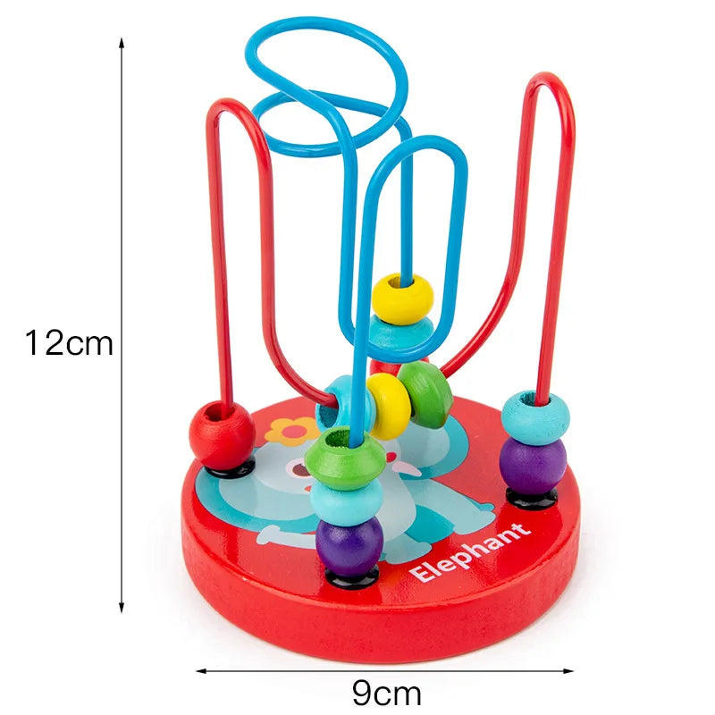 Montessori 3D Wooden Puzzle Toy – Educational Early Learning Game for Toddlers and Kids