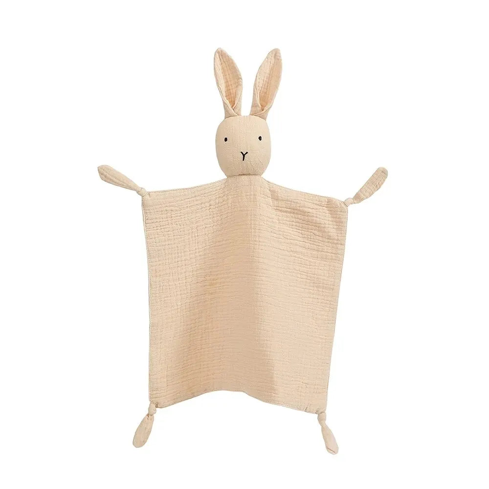 Muslin Baby Comfort Towel – Soft Cotton Soothe Blanket & Sleep Toy for Newborns