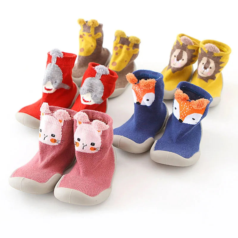 Baby First Walkers – Non-Slip Knit Slip-On Shoes for Infants & Toddlers 0–4 Years