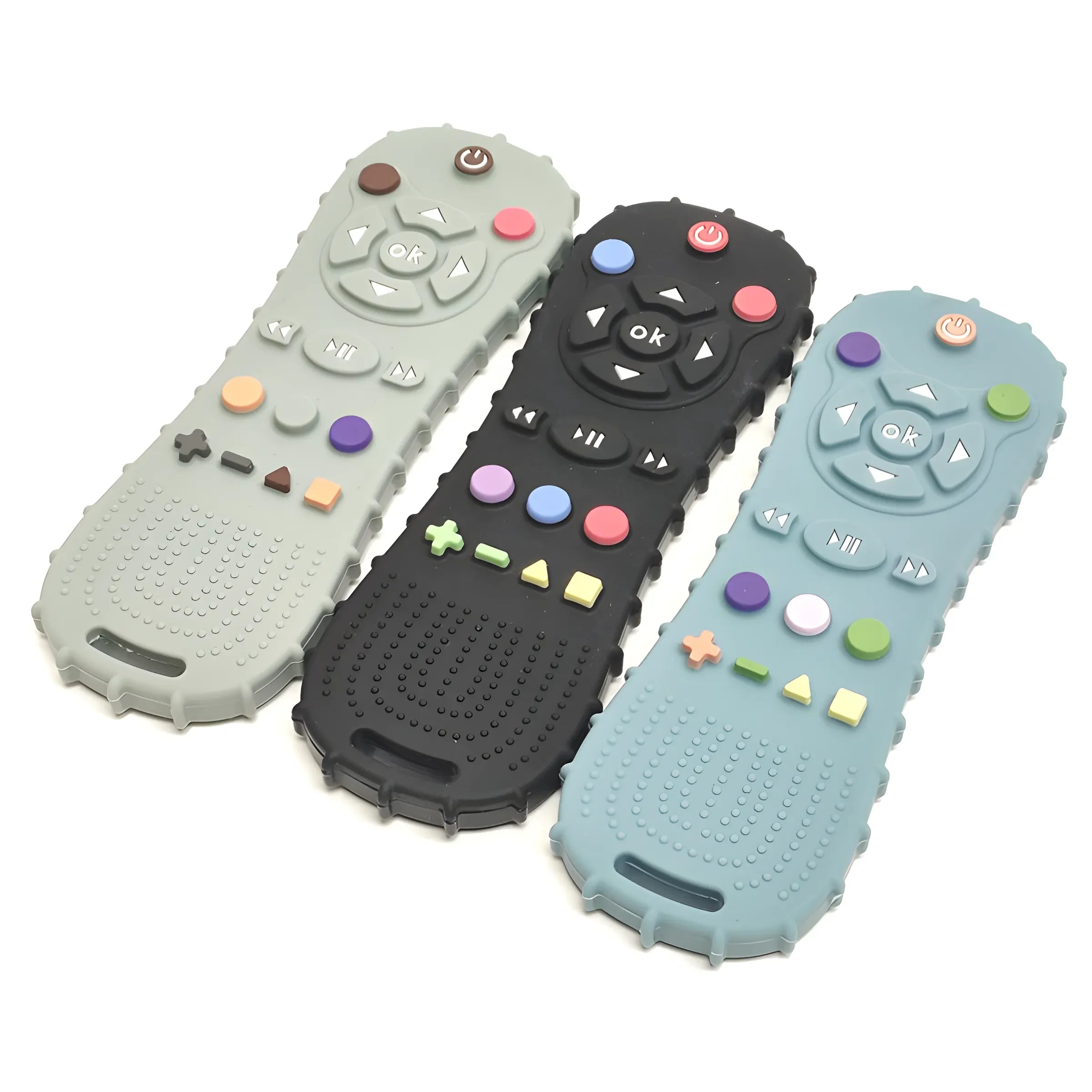 Baby Remote Control Silicone Teether – BPA-Free Pacifier Glove & Teething Toy for Infants and Toddlers