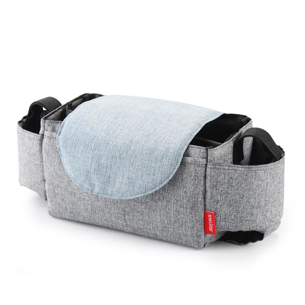 Baby Bottle & Diaper Storage Bag – Insulated Mummy Organiser for Strollers
