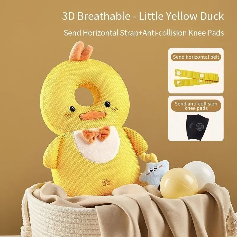 Baby Head Protection Pillow – Soft Anti-Fall Cushion for Newborn Safety