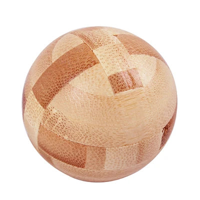 Wooden Kong Ming Lock Lu Ban Puzzle Toy for Kids & Adults – Brain Teaser 3D Montessori Game