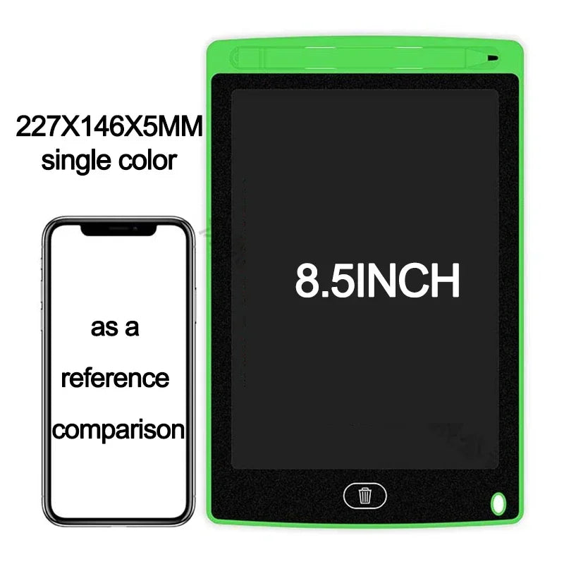 LCD Drawing Tablet for Kids – 4.4 / 8.5 Inch Magic Sketchpad with Battery Power