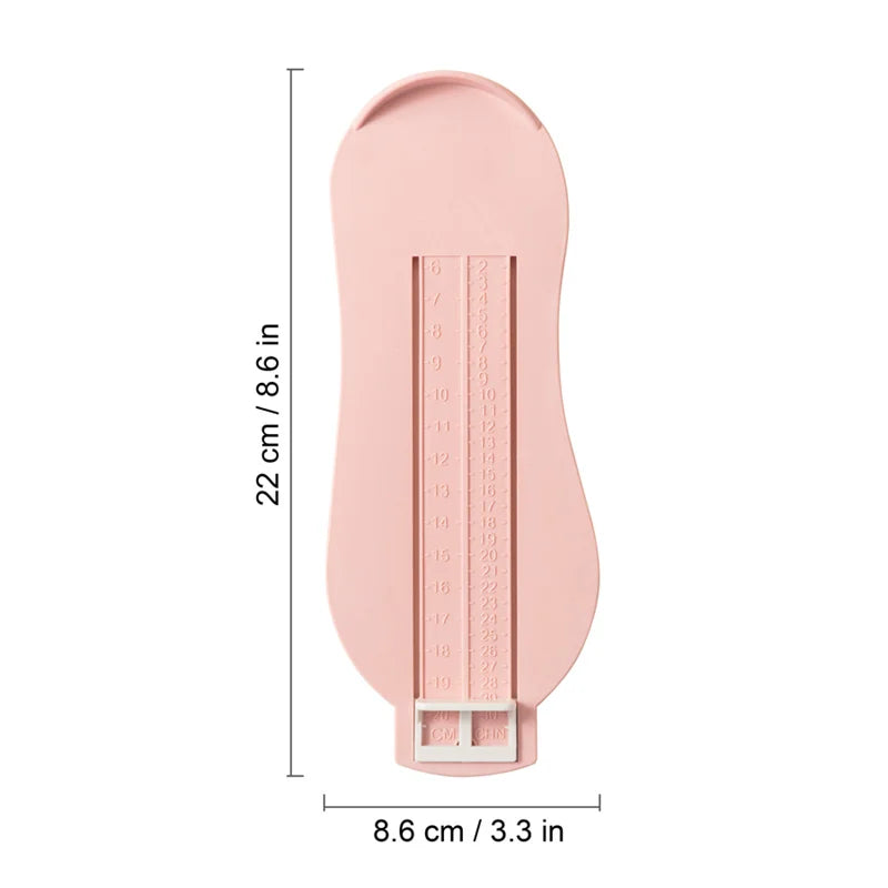 Baby Foot Measuring Gauge – Accurate Foot Ruler for Infant & Toddler Shoe Sizing