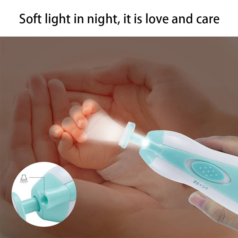 Baby Electric Nail Trimmer – Gentle Multifunction Nail Care Set for Infants & Toddlers