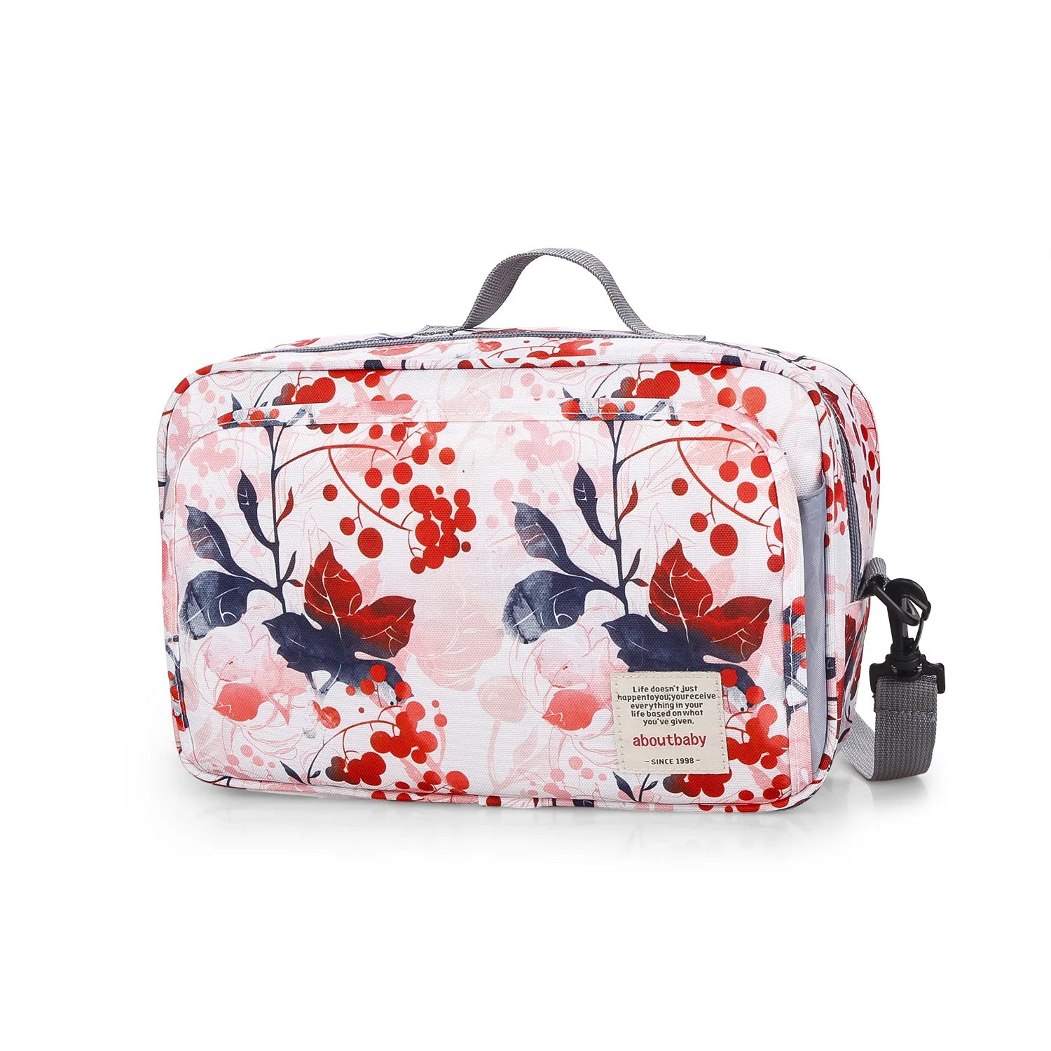 Waterproof Baby Mummy Bag – Wet/Dry Double Handle Diaper Organizer with Fashion Prints