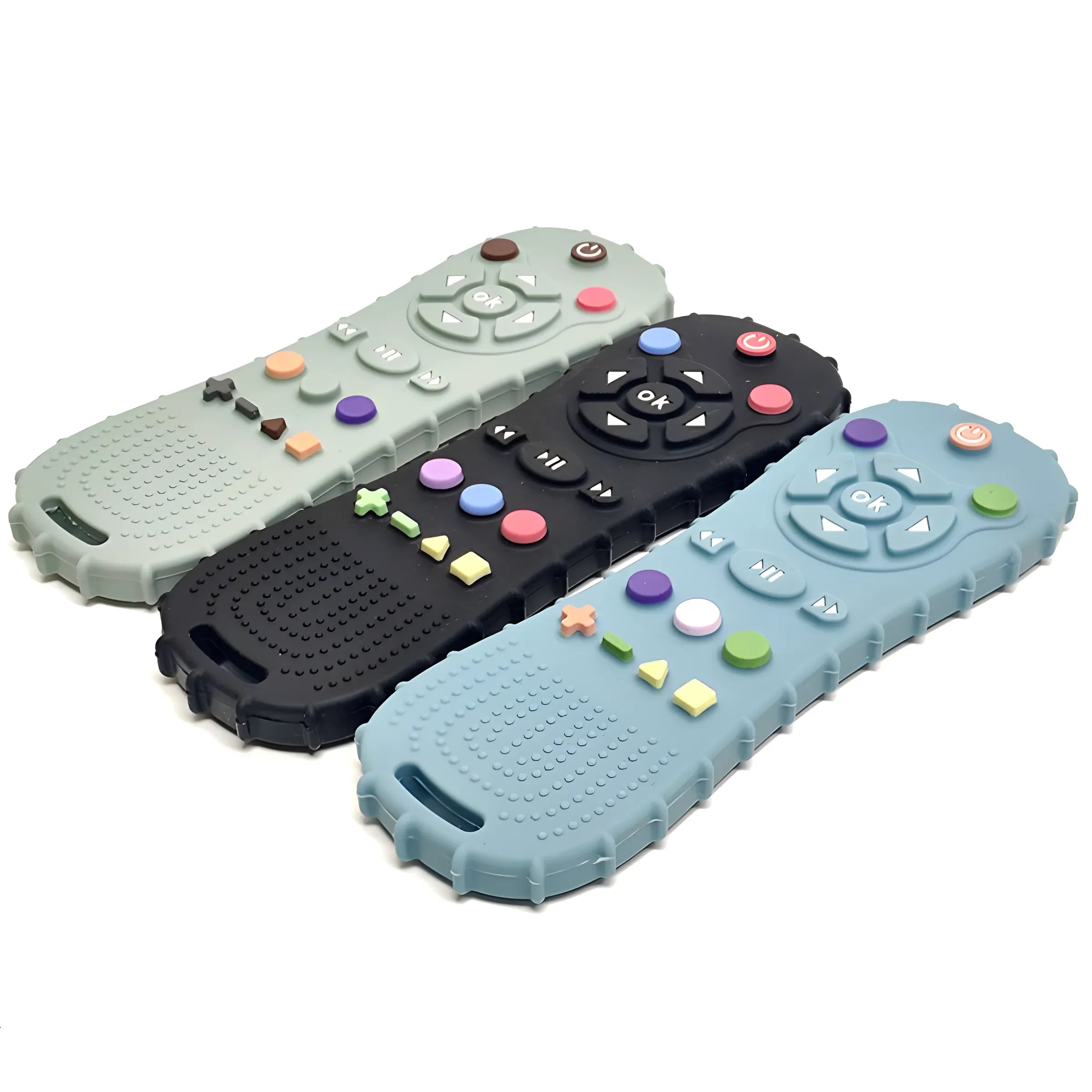 Baby Remote Control Silicone Teether – BPA-Free Pacifier Glove & Teething Toy for Infants and Toddlers