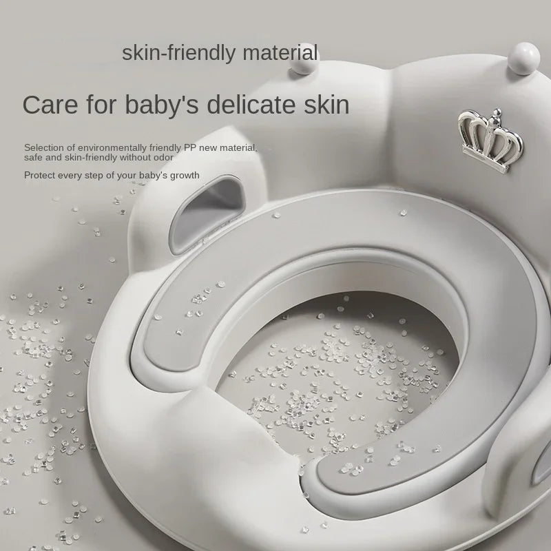 Toddler Toilet Seat Ring – Unisex Plastic Potty Training Seat for Kids