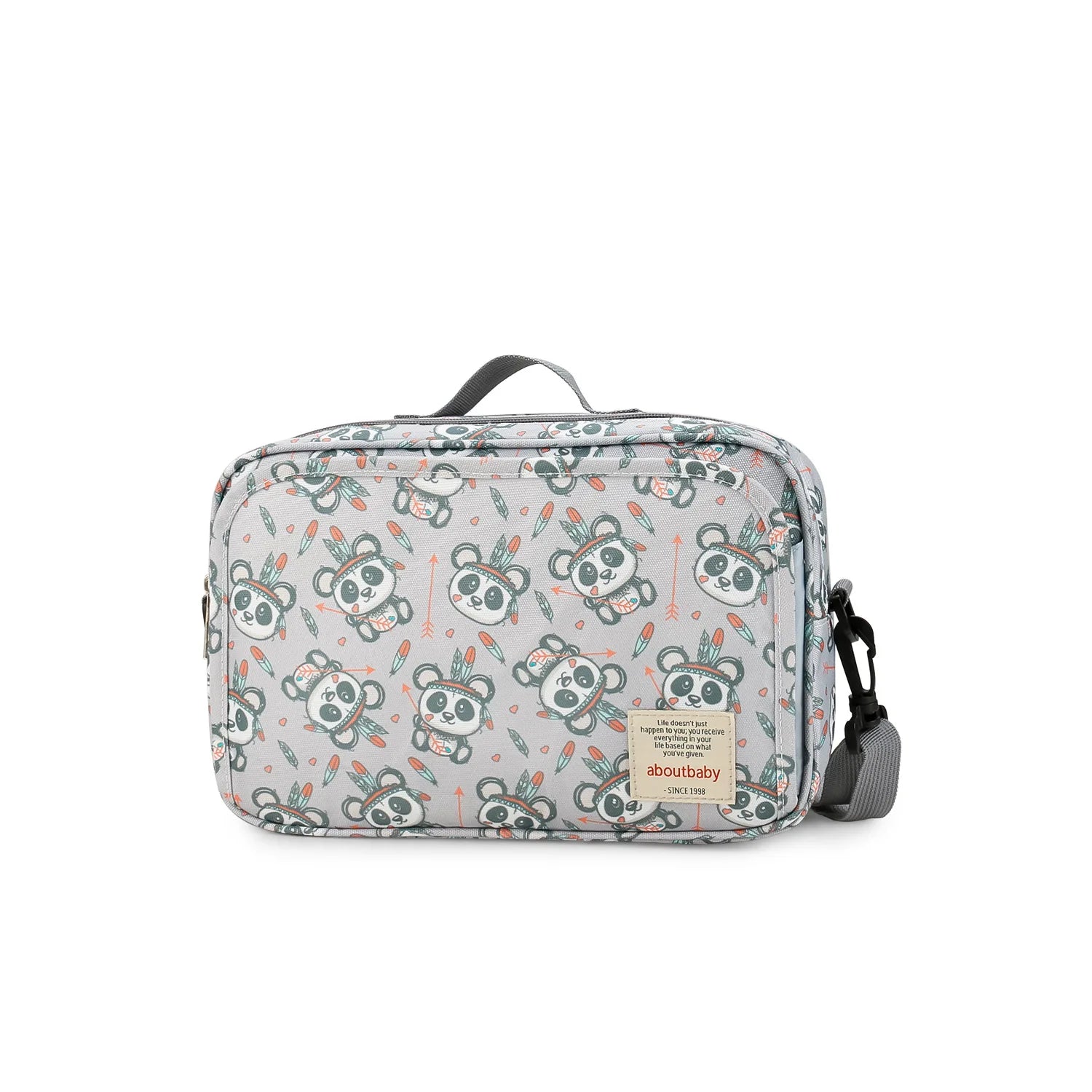 Waterproof Baby Mummy Bag – Wet/Dry Double Handle Diaper Organizer with Fashion Prints